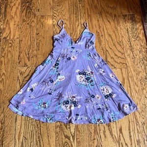 Junior Womens Adjustable Tank Top Mini Dress, Size Medium